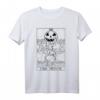 Gothic Werwolf Tarot Halloween T-Shirt – Gruseliges Halloween-Design für Okkulte, Hexen und Horror-Fans
