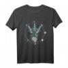 Mystisches Tarot T-Shirt mit Mondphasen, Herz mit Messern und okkulten Symbolen – Dunkle Magie, Hexerei & Esoterik Design