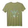 Mystisches Tarot T-Shirt mit Mondphasen, Herz mit Messern und okkulten Symbolen – Dunkle Magie, Hexerei & Esoterik Design