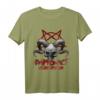 Baphomet Like Jesus But Cooler Satan Occult Tarot T-Shirt – Schwarzes Metal Design mit Totenkopf und Pentagramm für Festival & Okkulten Humor