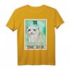 Tarotkarte The Sad Cat T-Shirt – Mystisches Katzen T-Shirt für Tarot- und Katzenliebhaber