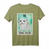 Tarotkarte The Sad Cat T-Shirt – Mystisches Katzen T-Shirt für Tarot- und Katzenliebhaber