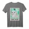 Tarotkarte The Sad Cat T-Shirt – Mystisches Katzen T-Shirt für Tarot- und Katzenliebhaber