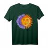 Celestial Bodies Halbmond Sonne Tarot Vintage T-Shirt – Spirituelles Design mit Himmelskörper-Motiven