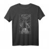 The Tower Vintage Tarot Card T-Shirt – Divination & Cartomancy Geschenk für Wahrsager, Gothic & Halloween Parties