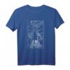 The Tower Vintage Tarot Card T-Shirt – Divination & Cartomancy Geschenk für Wahrsager, Gothic & Halloween Parties