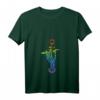 Damen Moon Skelett Rose Witchcraft Wikinger Tarot Tattoo LGBTQ T-Shirt mit V-Ausschnitt – Magisches Blackcraft Motiv für Mystic, Tarot & LGBTQ Fans