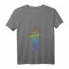 Damen Moon Skelett Rose Witchcraft Wikinger Tarot Tattoo LGBTQ T-Shirt mit V-Ausschnitt – Magisches Blackcraft Motiv für Mystic, Tarot & LGBTQ Fans