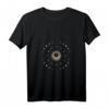 Damen Tierkreisrad Horoskop Zeichen Universum Tarot Lesen T-Shirt mit V-Ausschnitt – Stilvoller Esoterik-Look