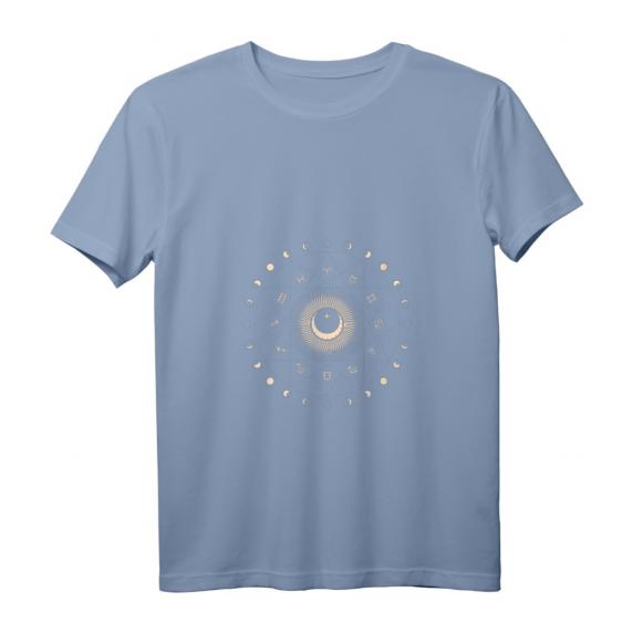 Damen Tierkreisrad Horoskop Zeichen Universum Tarot Lesen T-Shirt mit V-Ausschnitt – Stilvoller Esoterik-Look Damen Tierkreisrad Horoskop Zeichen Universum Tarot Lesen T-Shirt mit V-Ausschnitt – Stilvoller Esoterik-Look