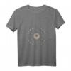 Damen Tierkreisrad Horoskop Zeichen Universum Tarot Lesen T-Shirt mit V-Ausschnitt – Stilvoller Esoterik-Look