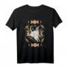 Dark Academia Celestial Boho Tarot-Katze, Hexe T-Shirt – Mystisches Design für Hexen, Tarotkartenleser & Spirituelle