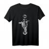 Moon Skelett Rose Witchcraft Wikinger Tarot Tattoo Gothic T-Shirt – Mystisches Blackcraft Motiv für Tattowierte, Tarot- und Okkult-Fans