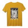 Teufel Baphomet Dämon Tarotkarte Satanisch Satanic Occult T-Shirt – Gruseliges Gothic Halloween Outfit für Hexen, Wahrsager & Horror-Fans