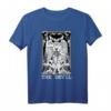 Teufel Baphomet Dämon Tarotkarte Satanisch Satanic Occult T-Shirt – Gruseliges Gothic Halloween Outfit für Hexen, Wahrsager & Horror-Fans