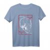 Harajuku Ästhetisches Vaporwave T-Shirt mit Teufel und japanischem Design – Exklusives, künstlerisches Geschenk für Otaku, Anime- und Retro-Fans