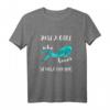 Just A Girl Who Loves Scuba Diving - Taucherin T-Shirt für Unterwasser-Abenteuer, Tauchurlaub & Schnorcheln als Geschenk