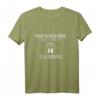 Apnoetaucher & Freitaucher T-Shirt mit Motiv – Perfekt für Taucher, Tauchlehrer & Freediver, Motiv: When Nothing Goes Right Go Down