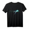 Herzschlag Tauchen T-Shirt – Perfektes Geschenk für Wassersportler, Taucher & Schnorchler zu Weihnachten & Geburtstag