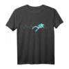 Herzschlag Tauchen T-Shirt – Perfektes Geschenk für Wassersportler, Taucher & Schnorchler zu Weihnachten & Geburtstag
