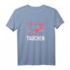 Damen Echte Frauen Tauchen Schnorchler Taucherin T-Shirt - Lustiges Unterwasser Motiv für Wassersportbegeisterte Frauen