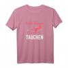 Damen Echte Frauen Tauchen Schnorchler Taucherin T-Shirt - Lustiges Unterwasser Motiv für Wassersportbegeisterte Frauen