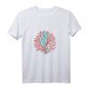 Seepferdchen Und Rote Koralle Tierdruck T-Shirt Für Taucher - Perfekt für Meeresliebhaber, Umweltaktivisten & Ozean-Abenteurer