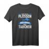 Reicht Mir Die Flossen Der König Will Tauchen T-Shirt – Humorvolles Geschenk für Taucher, Schwimmer & Wassersportler