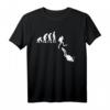 Tauchen Evolution T-Shirt – Entwicklung des Menschen bis zum Taucher, ideales Geschenk für Taucher und Meeresliebhaber bei Geburtstagen & Weihnachten