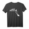 Tauchen Evolution T-Shirt – Entwicklung des Menschen bis zum Taucher, ideales Geschenk für Taucher und Meeresliebhaber bei Geburtstagen & Weihnachten