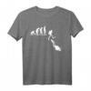 Tauchen Evolution T-Shirt – Entwicklung des Menschen bis zum Taucher, ideales Geschenk für Taucher und Meeresliebhaber bei Geburtstagen & Weihnachten