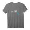 Taucher Evolution Diver Unter Wasser Geschenk T-Shirt – Perfekt für Wassersportfans, Taucher & Schnorchler zu Geburtstag, Weihnachten & jedem Anlass