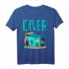 SCUBA DIVING Tauchershirt mit Seepferdchen & Hai Cartoon – Lustiges Geschenk für Taucher, Schnorchler & Wassersportfans zum Geburtstag & Sommerurlaub