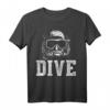Taucher T-Shirt Dive mit Taucherbrille – Perfektes Geschenk für Taucher, Tauchlehrer und Diving-Liebhaber