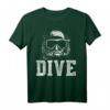 Taucher T-Shirt Dive mit Taucherbrille – Perfektes Geschenk für Taucher, Tauchlehrer und Diving-Liebhaber