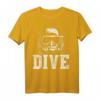Taucher T-Shirt Dive mit Taucherbrille – Perfektes Geschenk für Taucher, Tauchlehrer und Diving-Liebhaber