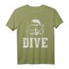 Taucher T-Shirt Dive mit Taucherbrille – Perfektes Geschenk für Taucher, Tauchlehrer und Diving-Liebhaber