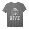 Taucher T-Shirt Dive mit Taucherbrille – Perfektes Geschenk für Taucher, Tauchlehrer und Diving-Liebhaber