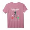 Lustiges Taucher T-Shirt mit Spruch 'Ocean Is Calling' – Perfekt für Tauchurlaub, Taucherclub & Geschenk für Taucher und Taucherinnen