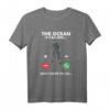 Lustiges Taucher T-Shirt mit Spruch 'Ocean Is Calling' – Perfekt für Tauchurlaub, Taucherclub & Geschenk für Taucher und Taucherinnen