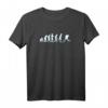 Lustiges Taucher Evolution T-Shirt für Taucher und Schnorchler – Perfektes Geschenk für Wasserliebhaber zum Geburtstag, Weihnachten, Vatertag