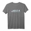 Lustiges Taucher Evolution T-Shirt für Taucher und Schnorchler – Perfektes Geschenk für Wasserliebhaber zum Geburtstag, Weihnachten, Vatertag