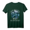 Taucher T-Shirt mit Spruch 'Der mit den Haien Schwimmt' – Vintage Look, ideales Geschenk für Taucher & Taucherinnen