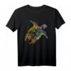 Schildkröte Mandala Hippie T-Shirt für Taucher, Surfer & Meerliebhaber – Nachhaltiges Geschenk für Naturschützer & Schildkröten-Fans