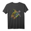 Schildkröte Mandala Hippie T-Shirt für Taucher, Surfer & Meerliebhaber – Nachhaltiges Geschenk für Naturschützer & Schildkröten-Fans