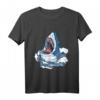 Megalodon Shark Weißer Hai Tauchen T-Shirt – Realistische Meereslebewesen Kleidung für Taucher, Strandliebhaber & Meeresbiologen