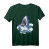 Megalodon Shark Weißer Hai Tauchen T-Shirt – Realistische Meereslebewesen Kleidung für Taucher, Strandliebhaber & Meeresbiologen