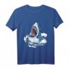 Megalodon Shark Weißer Hai Tauchen T-Shirt – Realistische Meereslebewesen Kleidung für Taucher, Strandliebhaber & Meeresbiologen