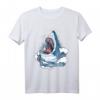 Megalodon Shark Weißer Hai Tauchen T-Shirt – Realistische Meereslebewesen Kleidung für Taucher, Strandliebhaber & Meeresbiologen