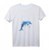 Damen Delfin Taucher Wale Tümmler Delphin T-Shirt mit V-Ausschnitt – Leichtes Meeresmotiv für Meerestierfans & Tauchbegeisterte
